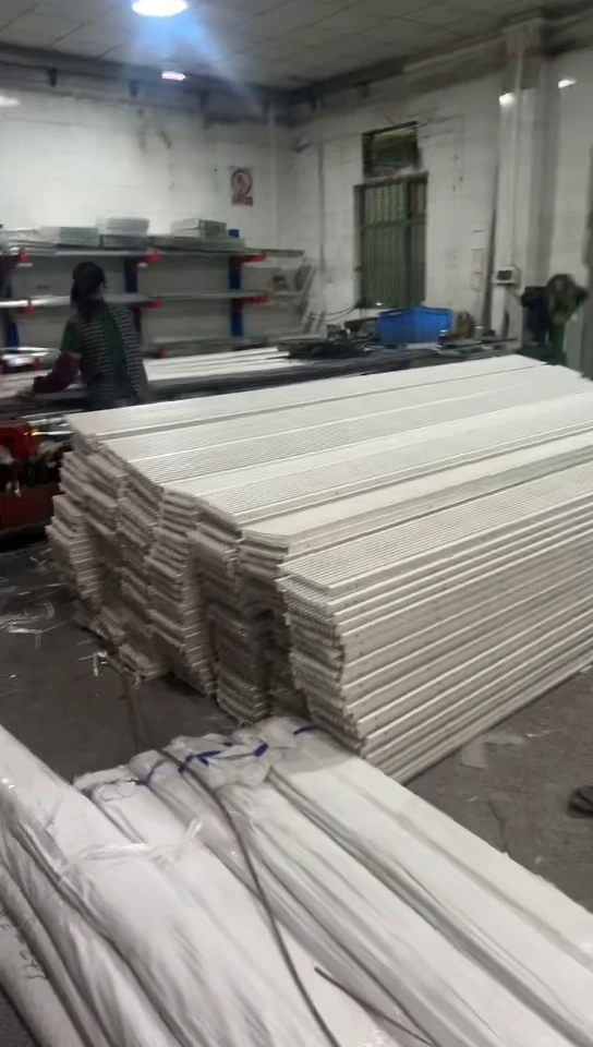 Long-format products arranged in batches