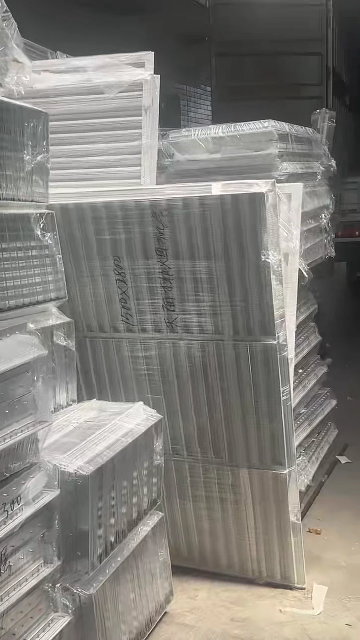 Wrapped products arranged together